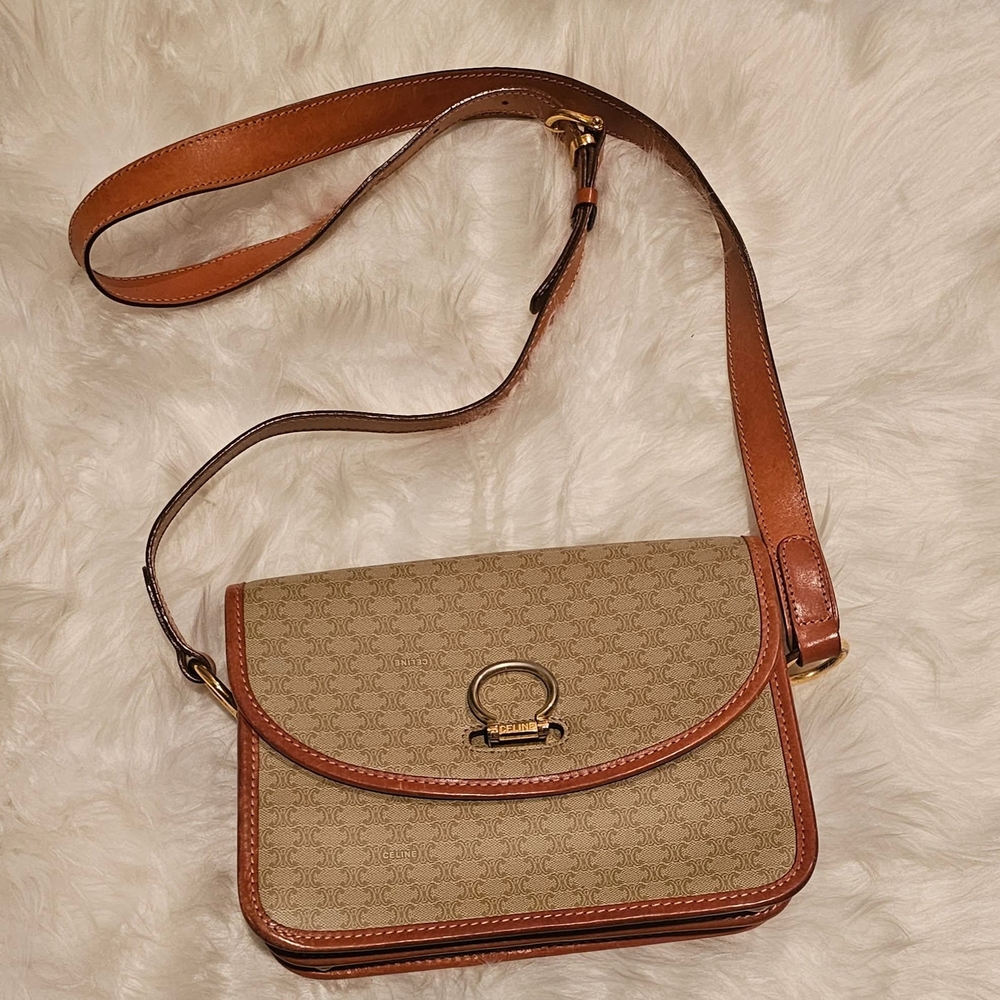 Celine Monogram Crossbody / Shoulder Bag